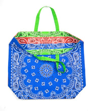 Carica l'immagine nel visualizzatore di Gallery, Bandanna Bag borsa in cotone Viola Pisenti