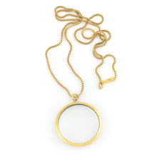 Carica l'immagine nel visualizzatore di Gallery, Collana lente di ingrandimento realizzata nel 2009 da Viola Pisenti