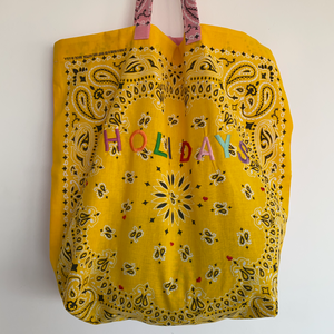 Bandana Bag Embroidered